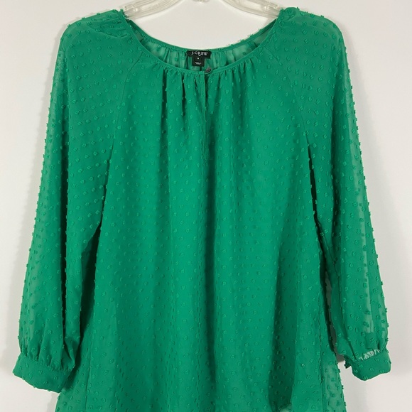 JCrew Green Long Sleeve Shirt Small St Patrick’s